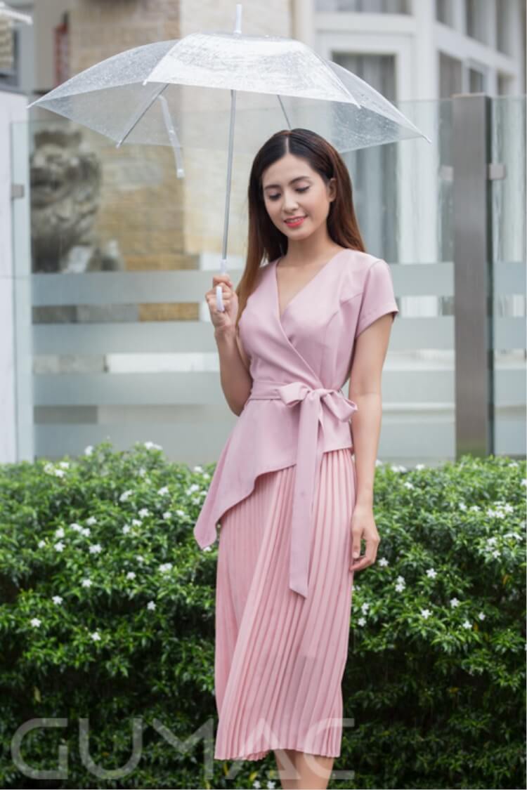 chân váy xếp ly hàn quốc